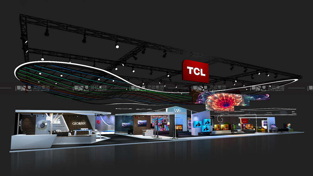 国外展台设计搭建-TCL